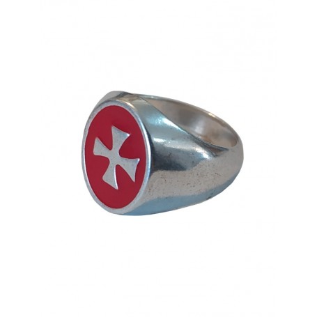 Bague Templier Femme, Rouge
