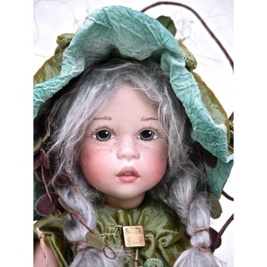 Salcerella et Asfodelo -  Poupées fées en porcelaine de  22/33 cm