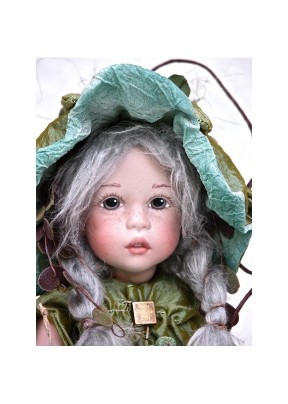 Salcerella et Asfodelo -  Poupées fées en porcelaine de  22/33 cm