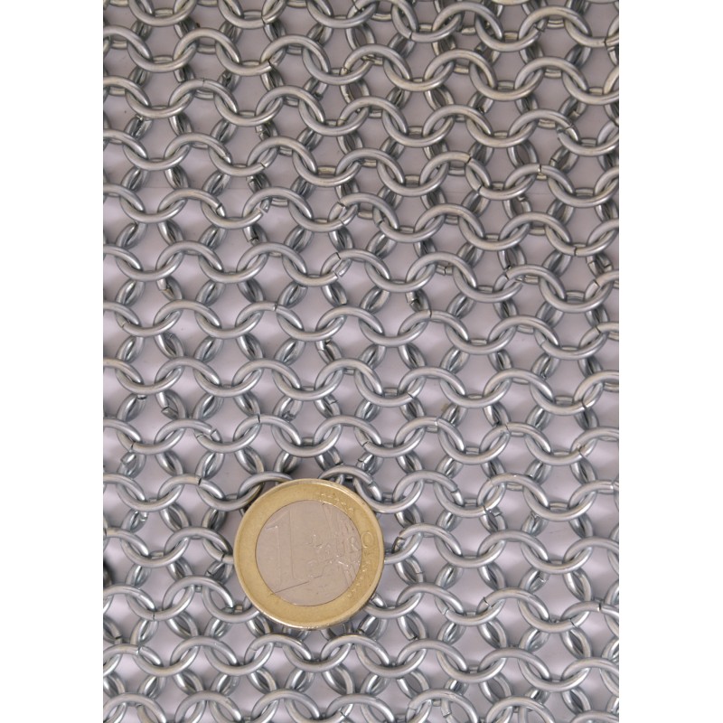 Colletin de maille en acier galvanisé, anneaux 8mm