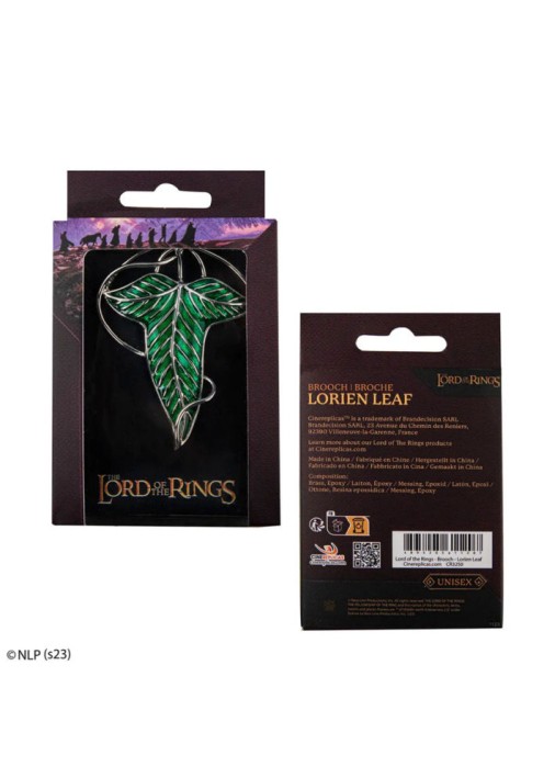 Broche Feuille de la Lorien - Le Seigneur des Anneaux