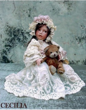Poupée Porcelaine Cecilia