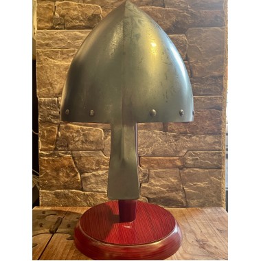 Casque Conique à Nasal - Casque Médiéval