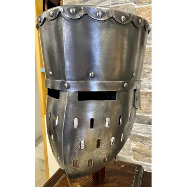 Heaume à Timbre Plat - Casque Cylindrique