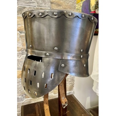 Heaume à Timbre Plat - Casque Cylindrique