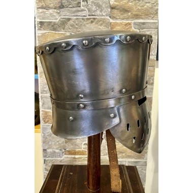 Heaume à Timbre Plat - Casque Cylindrique