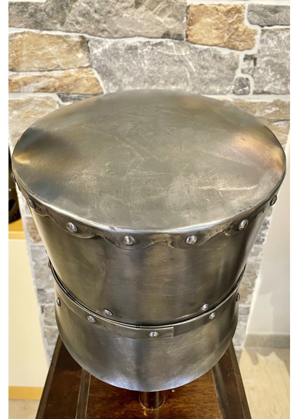 Heaume à Timbre Plat - Casque Cylindrique