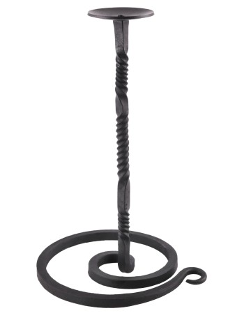 Chandelier forgé, porte-casque