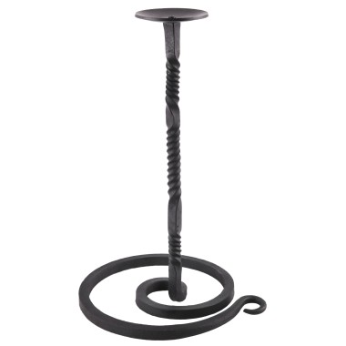 Chandelier forgé, porte-casque