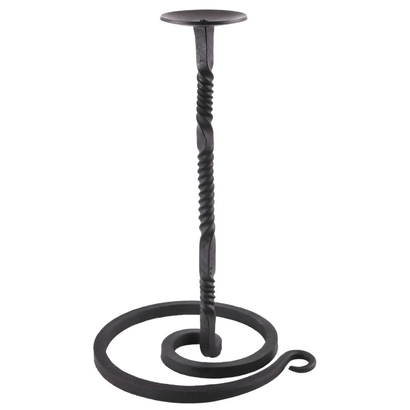 Chandelier forgé, porte-casque