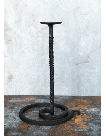 Chandelier forgé, porte-casque
