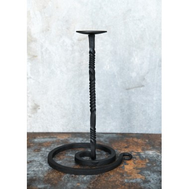 Chandelier forgé, porte-casque