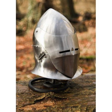 Chandelier forgé, porte-casque