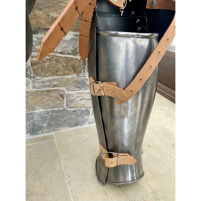 Jambières médiévales articulées