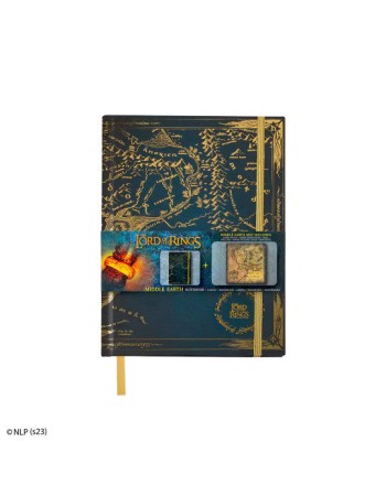 Carnet Carte de la Terre du Milieu - Le Seigneur des Anneaux