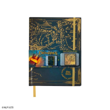 Carnet Carte de la Terre du Milieu - Le Seigneur des Anneaux