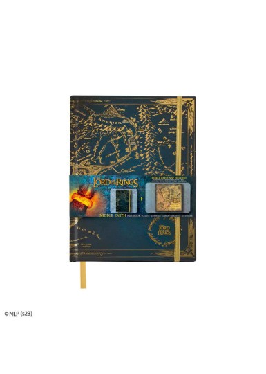 Carnet Carte de la Terre du Milieu - Le Seigneur des Anneaux