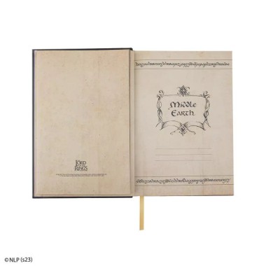 Carnet Carte de la Terre du Milieu - Le Seigneur des Anneaux