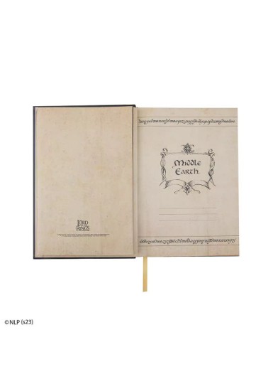 Carnet Carte de la Terre du Milieu - Le Seigneur des Anneaux