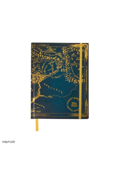 Carnet Carte de la Terre du Milieu - Le Seigneur des Anneaux