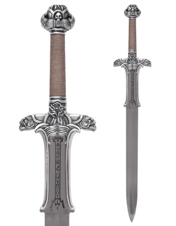 Épée Conan atlante argentée
