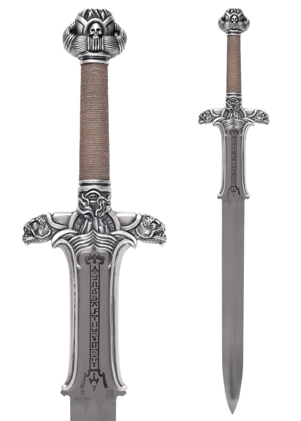 Épée Conan atlante argentée