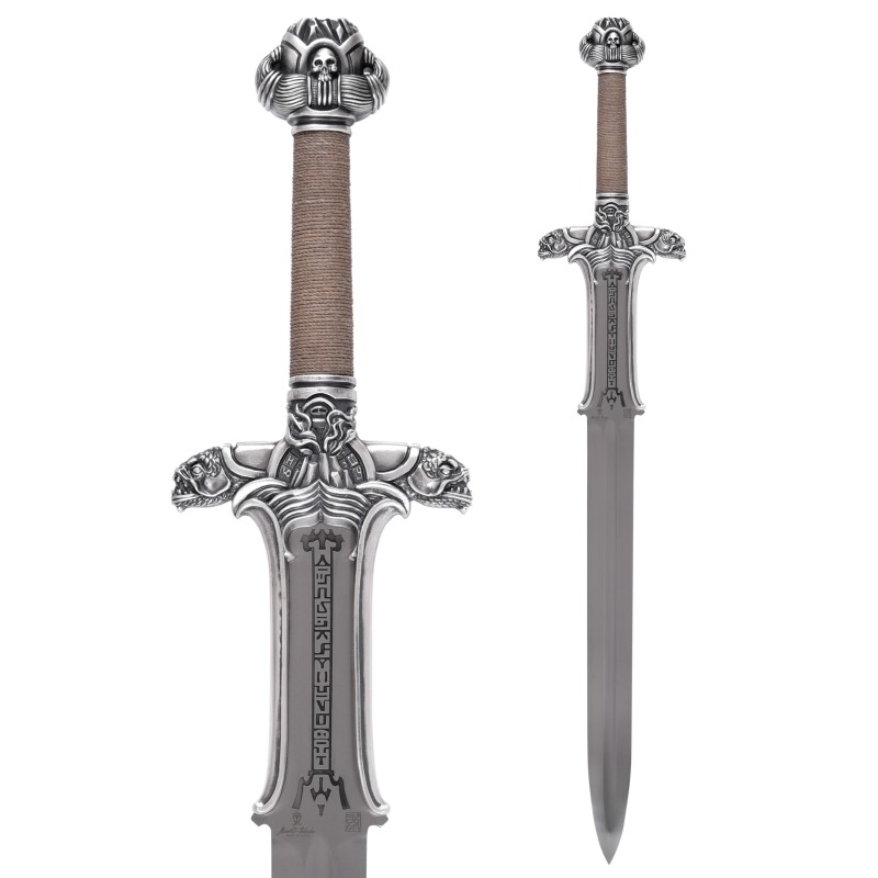 Épée Conan atlante argentée
