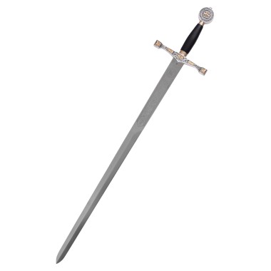 Épée Excalibur avec ornements dorés, Marto
