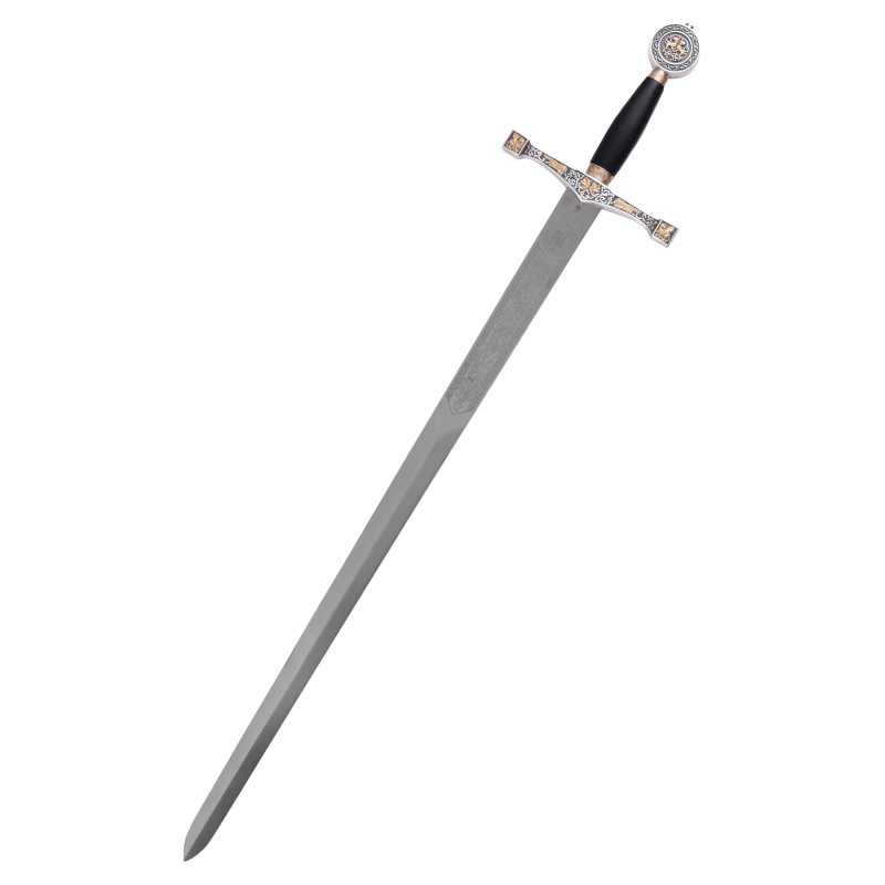 Épée Excalibur avec ornements dorés, Marto