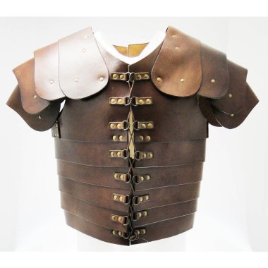 Lorica segmentée en cuir