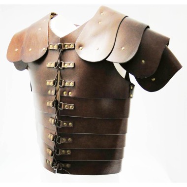 Lorica segmentée en cuir