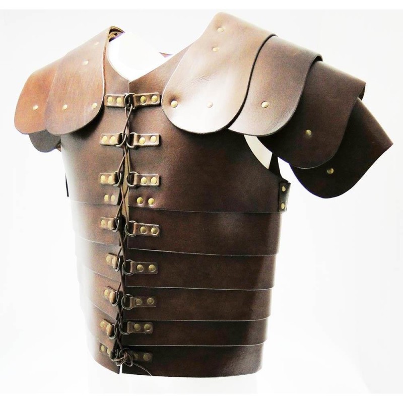 Lorica segmentée en cuir