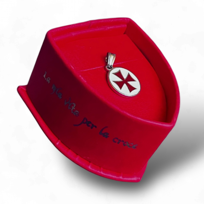 Pendentif Templier en argent 925