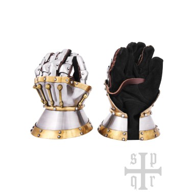 Gantelets milanais médiévaux