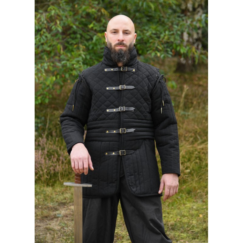 Gambeson avec boucles et manches amovibles