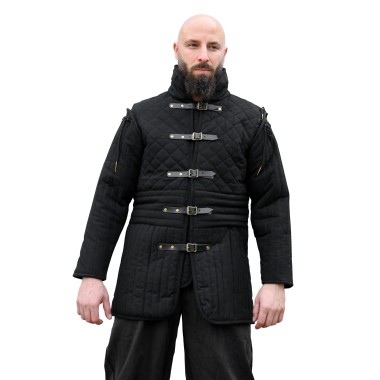 Gambeson avec boucles et manches amovibles