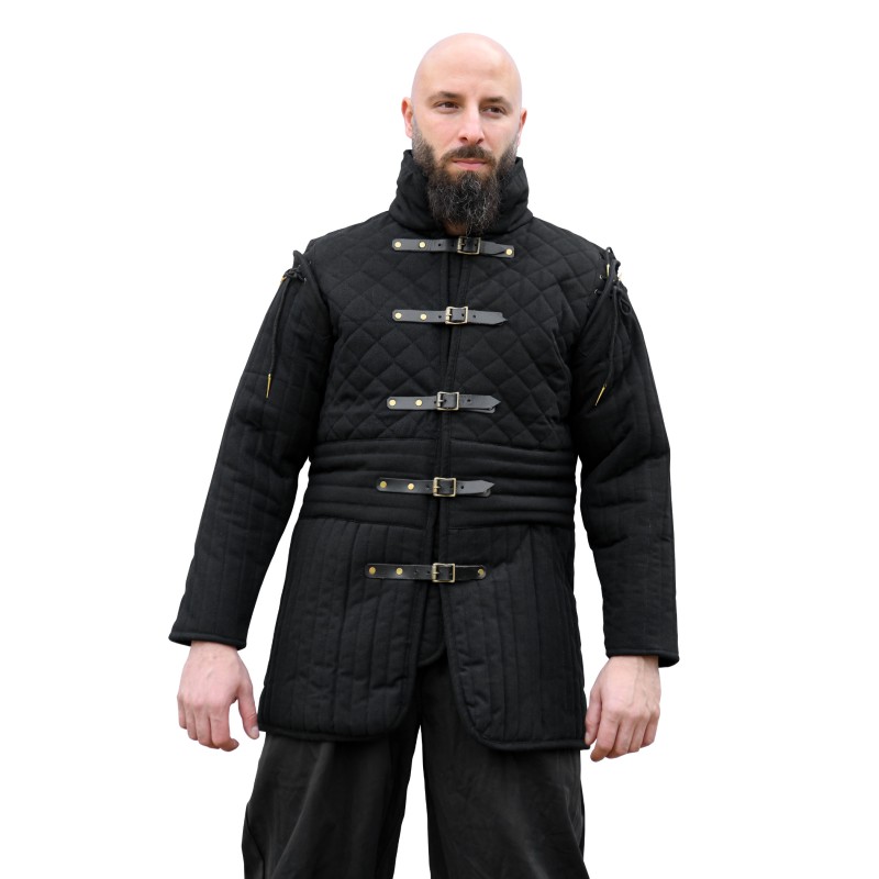 Gambeson avec boucles et manches amovibles