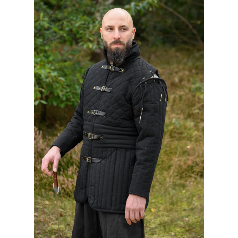 Gambeson avec boucles et manches amovibles