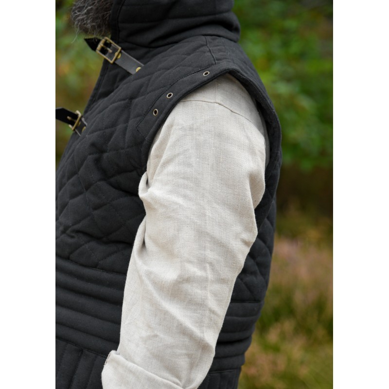 Gambeson avec boucles et manches amovibles