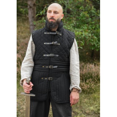 Gambeson avec boucles et manches amovibles