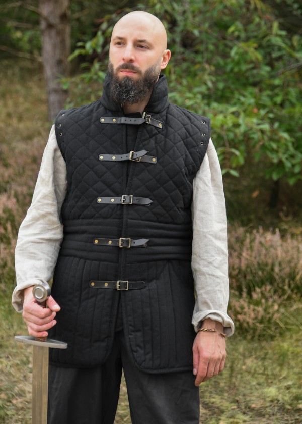 Gambeson avec boucles et manches amovibles
