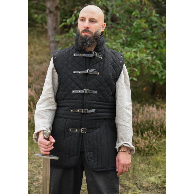 Gambeson avec boucles et manches amovibles
