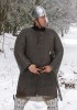Hauberk anneaux plats, rivetés, non traitée