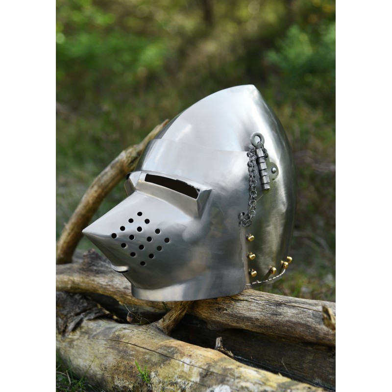 Casque Bassinet Médiéval - Hundsgugel