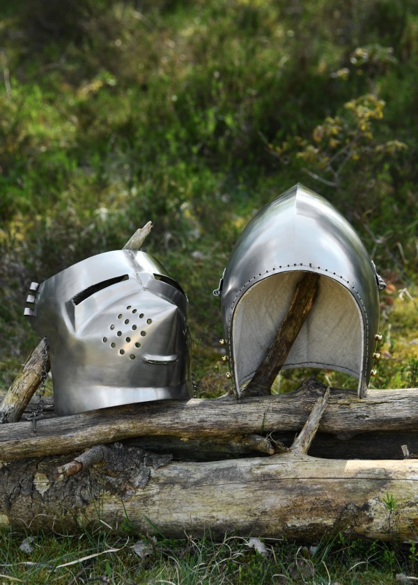 Casque Bassinet Médiéval - Hundsgugel