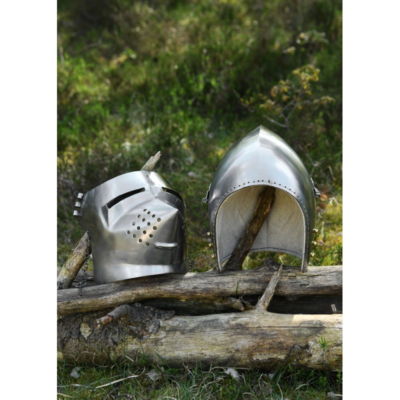 Casque Bassinet Médiéval - Hundsgugel