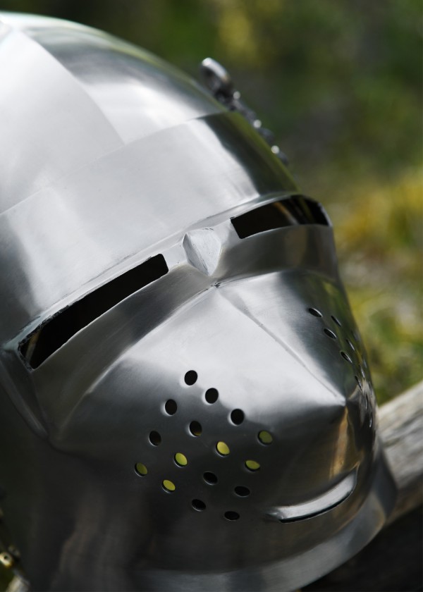 Casque Bassinet Médiéval - Hundsgugel