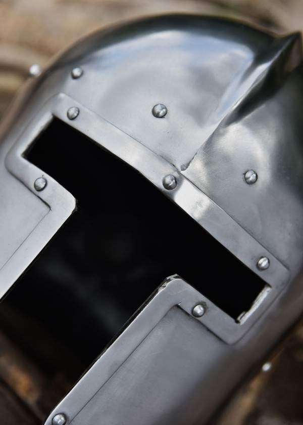 Casque Barbuta acier 2mm
