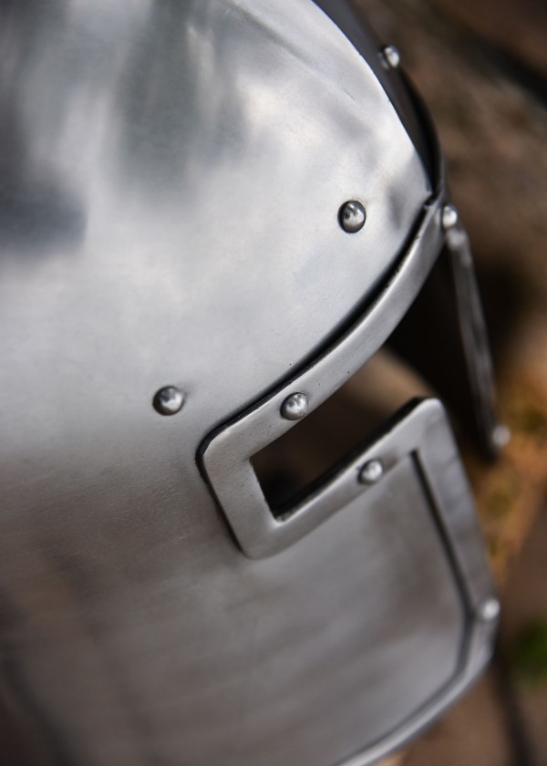 Casque Barbuta acier 2mm