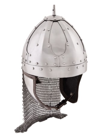 Casque à pinces avec volets de joues et lunette, acier 2 mm